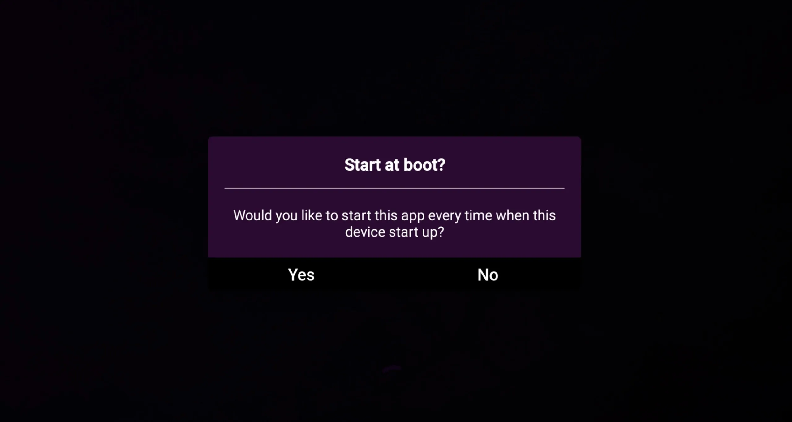 Set auto-start