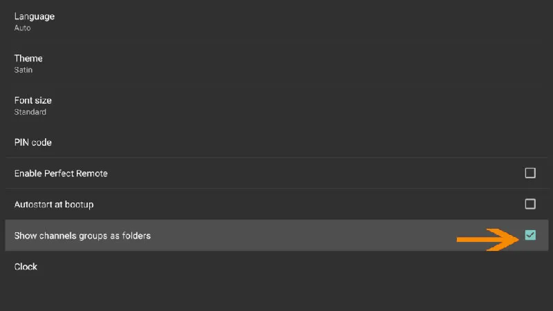 Enable channel groups