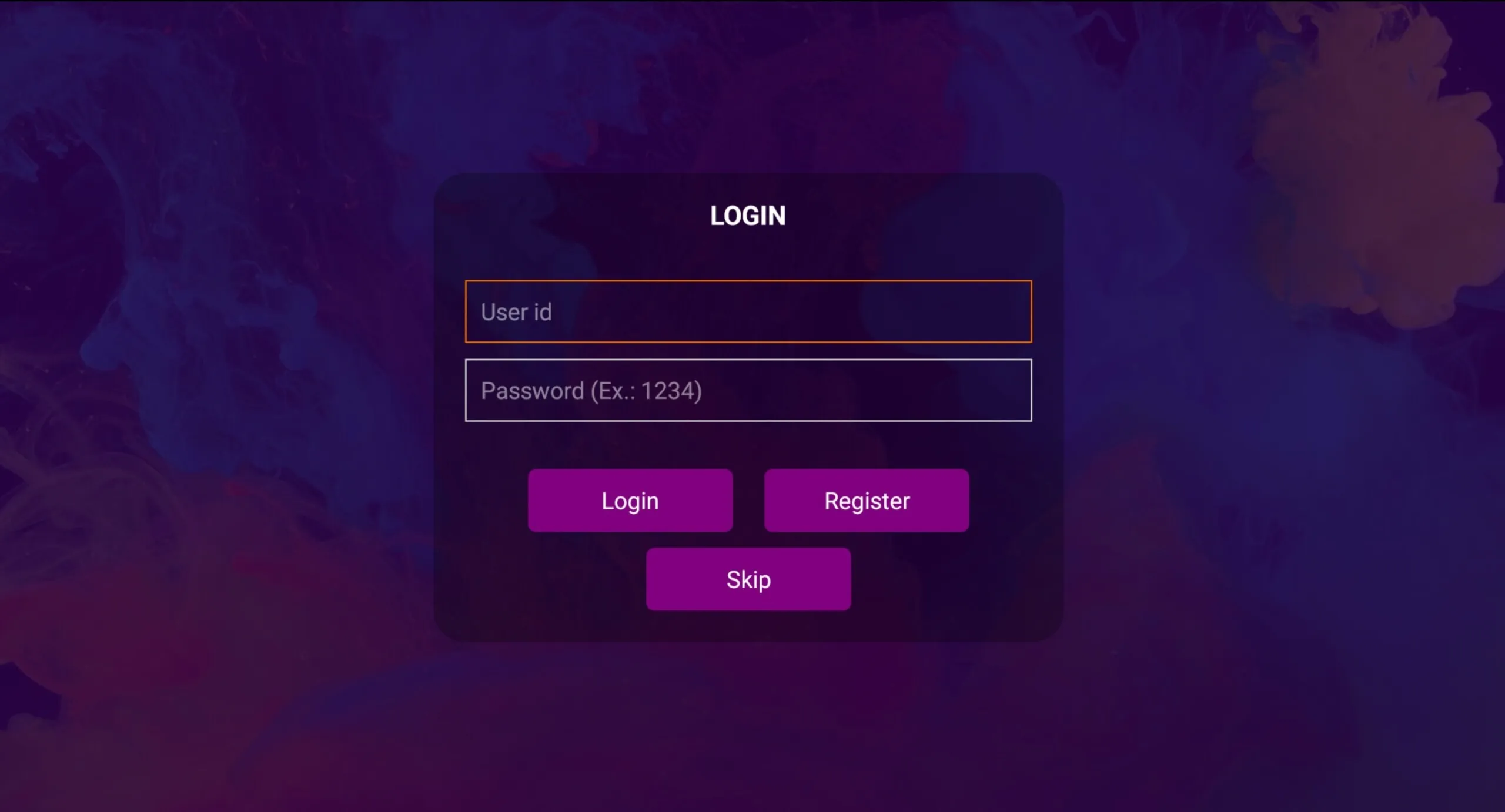 Skip sign-up